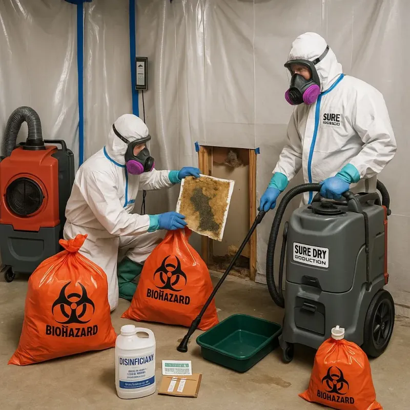Contaminated Water Handling Protocols process in Amelia, OH